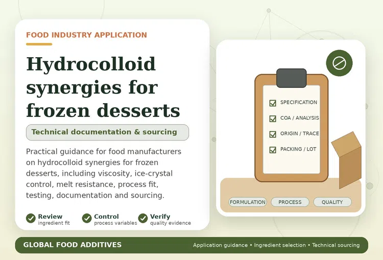 Hydrocolloid stabilizer systems for frozen desserts