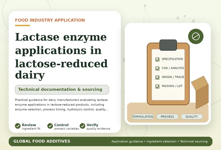 Lactase enzyme application in lactose-reduced dairy processing